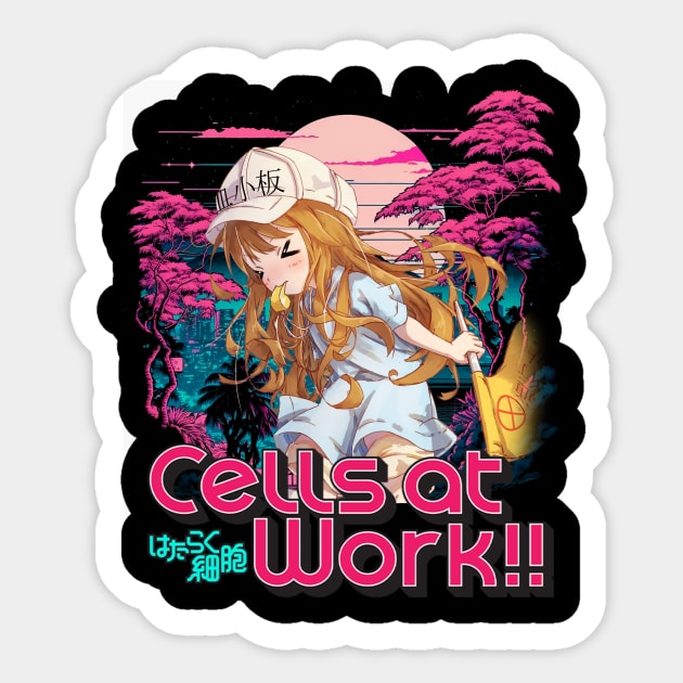 Classic Art Platelet Japanese Anime Sticker by QuickMart